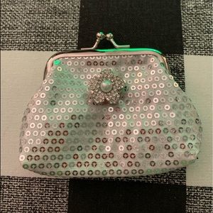 Silver Coin Purse With Snap Jewerly